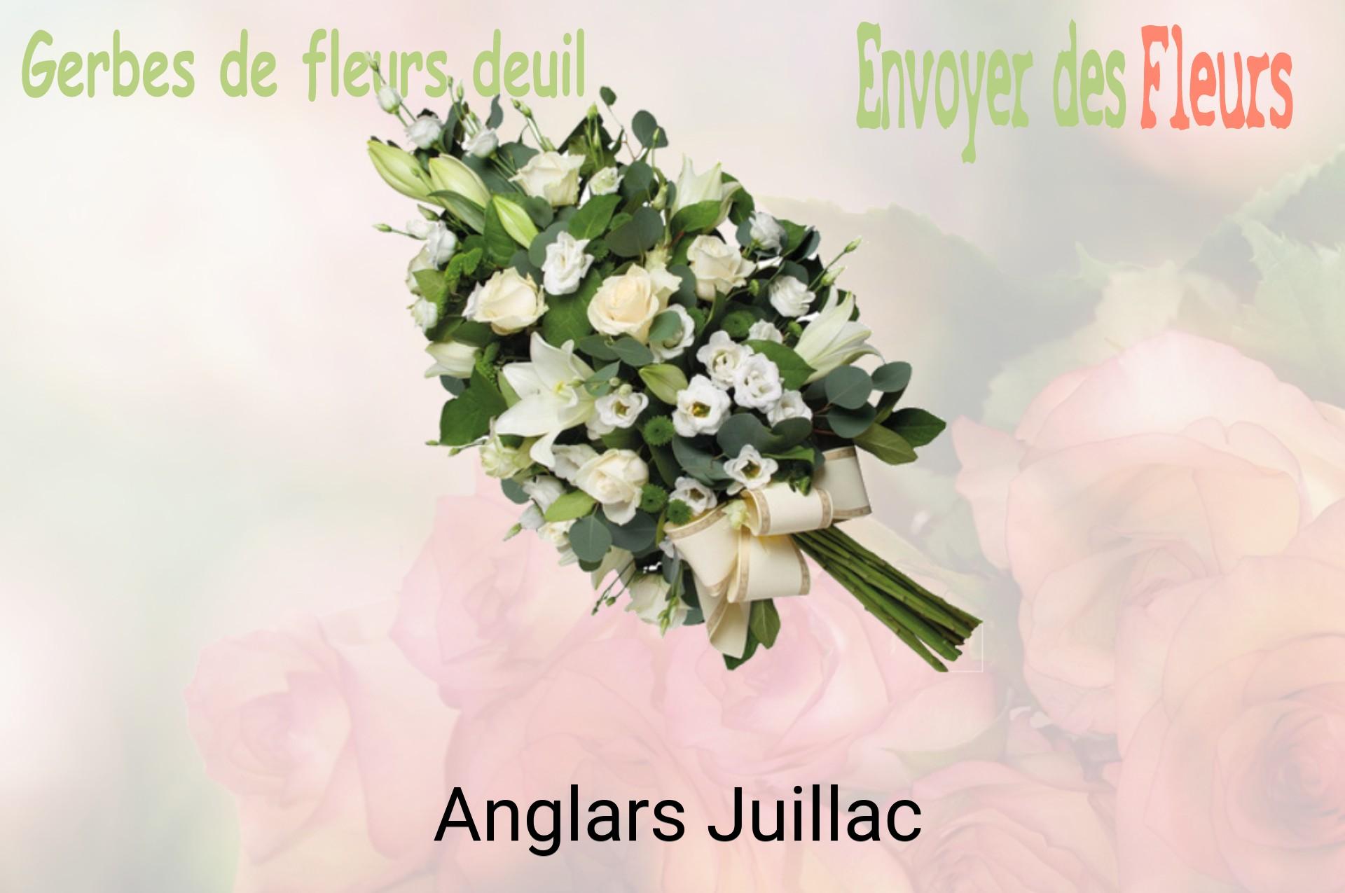 Gerbe de fleurs de deuil livrée à Anglars-Juillac